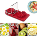 Miniatyrbild 4 av 5: Ägg Slicer Cutter Ägg Slicer, 2 i 1 Rostfritt Stål Ägg Slicer, Mu