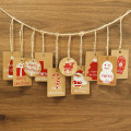 Miniatyrbild 3 av 5: #100-pack jultaggsats#