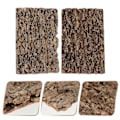 Miniatyrbilde 2 av 3: 2 stk. Reptil Trebark Terrarium Trebark Reptil Plattform Reptil Bark Plattform Terrarium Dekor
