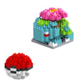 Miniatyrbillede 2 af 3: 3D Blokmodeller (blå grøn), 3D Puslespil, Læringslegetøj, Byggelegetøj
