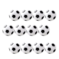 Miniatyrbillede 4 af 4: 12 stk. 3,1 cm Klassisk Mini Fodbold Legetøj Bordfodbold Fodbolde Udskiftningsbolde Bordplade Resin Fodboldspil Tilbehør (Sort)