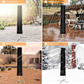 Miniatyrbillede 3 af 5: Parasolbetræk 2m til 4m, (190x30/40/50cm) - Robust Sort 420D