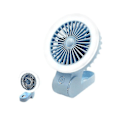 Miniatyrbillede 1 af 4: USB-opladningsfoldbar ventilator, bærbar natlampe, lille ventilator, skrivebordsmini-ventilator