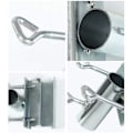 Miniatyrbillede 2 af 5: #Parasolholder til balkon - pladsbesparende opbevaring i legeringsmateriale#