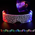 Miniatyrbillede 2 af 5: Lysende Briller, LED Lysende Briller, Cyberpunk LED Briller, F