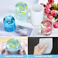 Miniatyrbillede 3 af 6: #2-pak DIY - Tredimensionel Cylindrisk Lys Siliconeform#