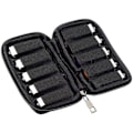 Miniatyrbild 5 av 5: USB-minnesfodral Mjukt Material Tumminneshållare, USB-minneshållare Organizer, Bärbar Elektronisk Tillbehörsväska för USB-minne med