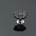 Miniatyrbillede 3 af 5: *Keramisk håndtag Have stil Chrysanthemum skab skuffe skab*