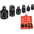 Miniatyrbilde 1 av 5: 6-pakning Pipenøkkeladaptere Reduksjonsstykker for 1/4\", 3/8\", 1/2\", 3/4\" Pipeomformer