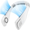Miniatyrbillede 1 af 3: Bærbar halsventilator Mini halsventilator Komfortabel kølig luftstrøm 360, 3 hastigheder Stille stærk vind, USB genopladelig lille