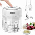 Miniatyrbild 1 av 5: Blender Mixer Elektrisk Hackare Liten Blender Vitlökspress Hackare Grönsakshackare Lök Vitlöksskärare, Multi-Choppe