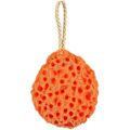 Miniatyrbild 1 av 5: Duschsvamp för kropp och havsdusch, mjuk svamp för kropp, spa, tvätt och rengöring badboll (orange)