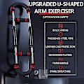 Miniatyrbillede 2 af 3: U-formet armtræner, brystekspander til hjemmet, biceps, triceps, underarm, indre lår og skuldermuskeltræningsudstyr, armstyrketræning