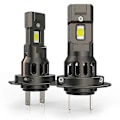 Miniatyrbillede 1 af 5: 2 stk. 3300LM H7 LED Forlygtepære Trådløs 66W CSP til Bil Forlygte Auto Diode Lamper H7 Turbo Led 12V 6000K