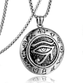Pikkukuva 1 / 3: Retro Eye of Horus -riipus, personoitu pelikaulakoru