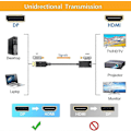 Miniatyrbillede 2 af 5: 1080p Displayport til HDMI Adapter, Sort