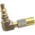 Miniatyrbild 1 av 5: Propan Gas Adapter 1/4' Rv Snabbkoppling 90 Graders Adapter Med Vinkel