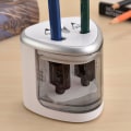 Miniatyrbild 5 av 5: Professionell Elektrisk Pennavässare, Batteridriven Dubbel