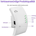 Miniatyrbillede 1 af 4: WiFi Repeater WiFi Booster 300Mbps Trådløs Udvidelse Netværkssignal