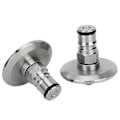 Miniatyrbillede 4 af 5: Rustfri stål hjemmebryg keg adapter 1.5in TriClamp til Ball Lock Post Fitting 2 stk