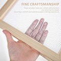 Miniatyrbillede 2 af 3: 1 Sæt Papirfremstillingssæt Papirfremstillingsskærm Deckle Form med Mesh og Absorberende Papir