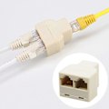 Miniatyrbillede 2 af 5: Connector 1 til 2-vejs parallelforbindelse Lille Ethernet-netværksadapter