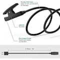 Miniatyrbilde 3 av 5: Lader Kompatibel med Garmin Lily, Forerunner 35 35J 230 235 630 645 Music 735XT, Approach G10 S20, Vivomove HR, ForeAthlete 35J - USB Ladekabel