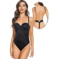 Miniatyrbild 3 av 5: Rygglös Kroppsshaper Kompatibel Kvinna Push Up BH Låg Rygg Tanga Bodysuit