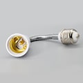 Miniatyrbillede 4 af 5: 4 stk. E27 til E27 Forlænger, Forlængerlampe Adapter, Pæreforlænger