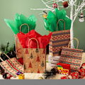 Miniatyrbillede 4 af 5: #10 Julegaveposer i Kraftpapir med Assorterede Juleprint til Kraft#