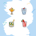 Miniatyrbillede 2 af 5: /#/20 broderede badges i Summer Afternoon Tea Patrons til syning/#/