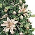 Miniatyrbilde 5 av 5: #Juletrærblomsterdekorasjon med paljetter 6 stk Juleblomster Jule#