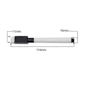 Miniatyrbillede 2 af 5: 50 stk. vandfarve whiteboard markere, tavlepen med viskelæder, magnetiske markere W