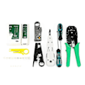 Miniatyrbilde 3 av 5: 12 stk. Rj11 Rj45 3-formåls Hardware Nettverkskabel Tester Krimpverktøy Sett Qinhai