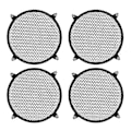 Miniatyrbillede 1 af 5: 4x Subwoofer Gitter Bilhøjttaler Forstærker Grill Dæk Mesh - 10 Tommer