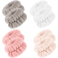 Miniatyrbillede 1 af 5: #Pairs Mikrofiber Ansigtsvask Absorberende Håndledsremme til Kvinder Piger - Forhindrer Væske i at Spilde#