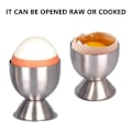 Miniatyrbilde 2 av 5: Egg Cracker Topper Cutter Sett For Myke Kokte Egg Rustfritt Stål