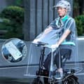 Regnkappa för användare av elscooter