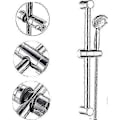 Miniatyrbillede 5 af 5: Udskiftelig håndholdt bruseholder, krom ABS brusehovedholder, 18-25 mm justerbar diameter