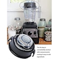 Miniatyrbillede 5 af 5: 2-delt låg og prop, kompatibel med Vitamix 64 ounce (høj profil) beholderblender udskiftningsdele til