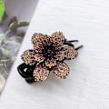 Miniatyrbilde 6 av 6: #4 stk Dobbel Blomst Hårklipp Rhinestone Hårnål Rhinestone Hårklipp Blomster Rhinestone Hårklipp for Kvinner Jente (4 Farger)#