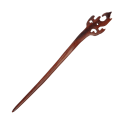 Miniatyrbillede 1 af 6: #Kvinders Naturligt Træ Antik Ornamental Udsmykket Hårstik Hårclips#