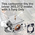 Miniatyrbillede 2 af 4: Karburator til Husqvarna 365 372xp X-torq Motorsav Walbro Rwj-4 Benzinledning g20242058473