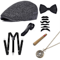 Miniatyrbild 1 av 5: /#/Partydräkt 1920-talets herrkläder Gatsby Gangsterkläder Cosplay/#/