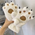 Miniatyrbilde 2 av 4: #Hvite Katt Potesko Plush Håndklær for Kvinner#
