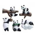 Pikkukuva 5 / 5: #1kpl Panda-magneetti jääkaappiin puulle istuvan