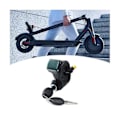 Miniatyrbillede 2 af 5: E-cykel tændingslås nøgle med tommelfingergas og voltmeter - 3-benet kontaktsæt til universal