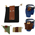 Miniatyrbillede 3 af 5: Foraging Taske, Sammenklappelig Bushcraft Taske, Voksdug Foraging P
