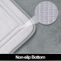 Miniatyrbillede 3 af 5: Memory Foam Bademåtte - Skridsikker, Absorberende, Super Blød Fløjl