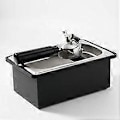 Miniatyrbillede 2 af 2: Knock Box Kaffe, Espresso Knock Box i Rustfrit Stål med Knock Bar, Kaffegrumsbeholder (Stor)
